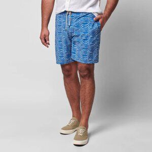 Faherty Classic Boardshorts in Wave Dye Navy NWOT Size 32
